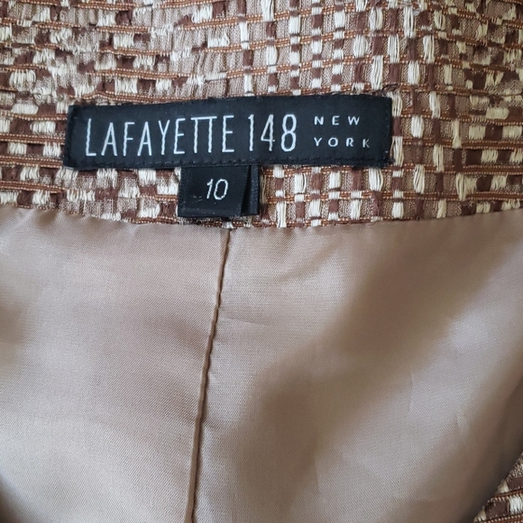 Lafayette 148 New York cropped blazer size 10 - Picture 2 of 8